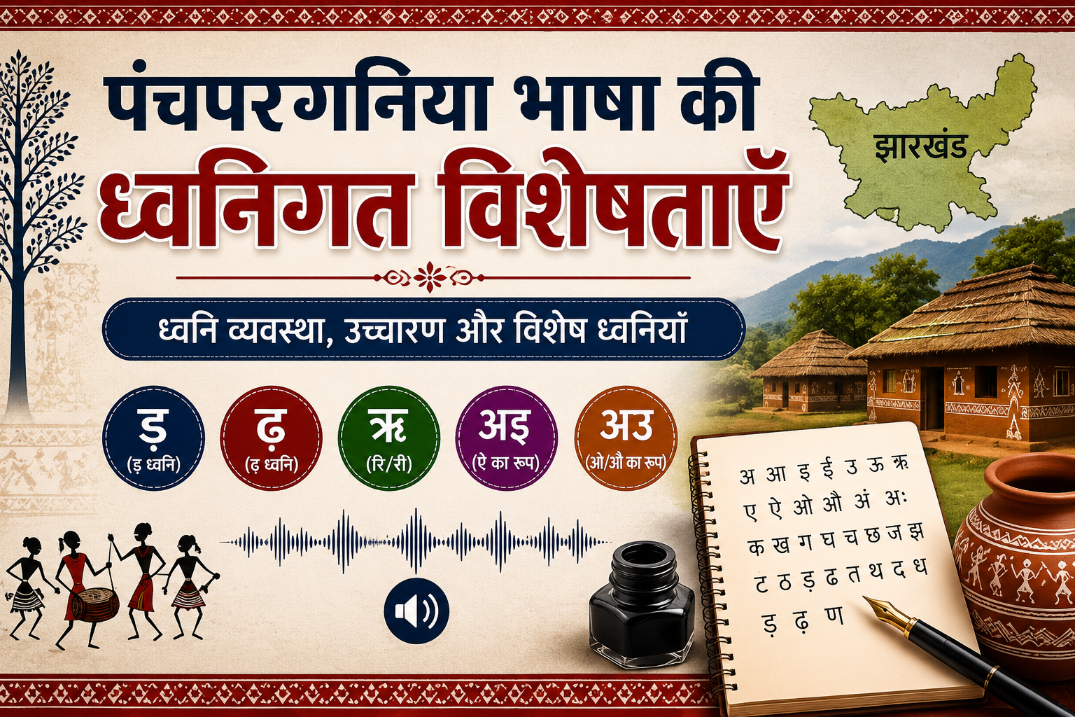 पंचपरगनिया भाषा की ध्वनिगत विशेषताएँ