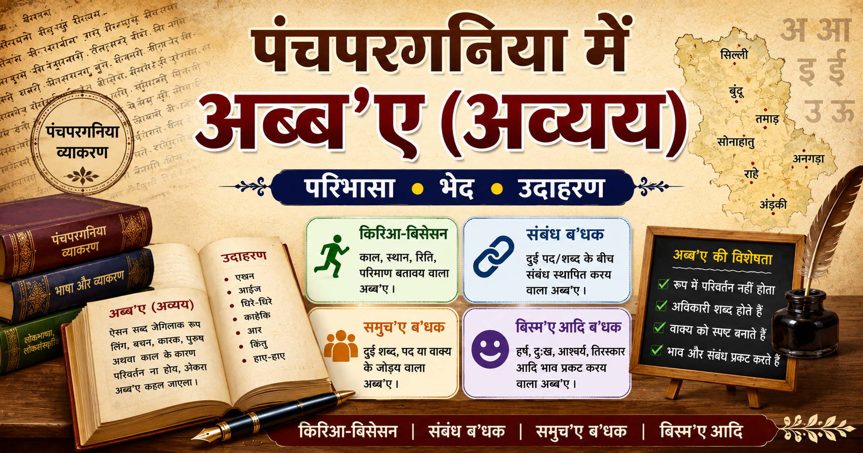 पंचपरगनिया व्याकरण में अब्ब’ए
